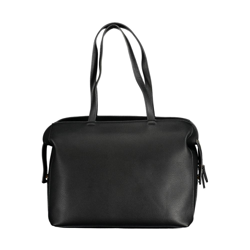 Mario Valentino Black Polyurethane Women's Bag