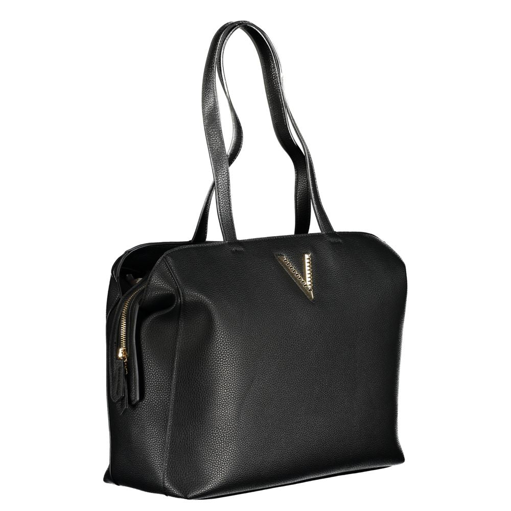 Mario Valentino Black Polyurethane Women's Bag