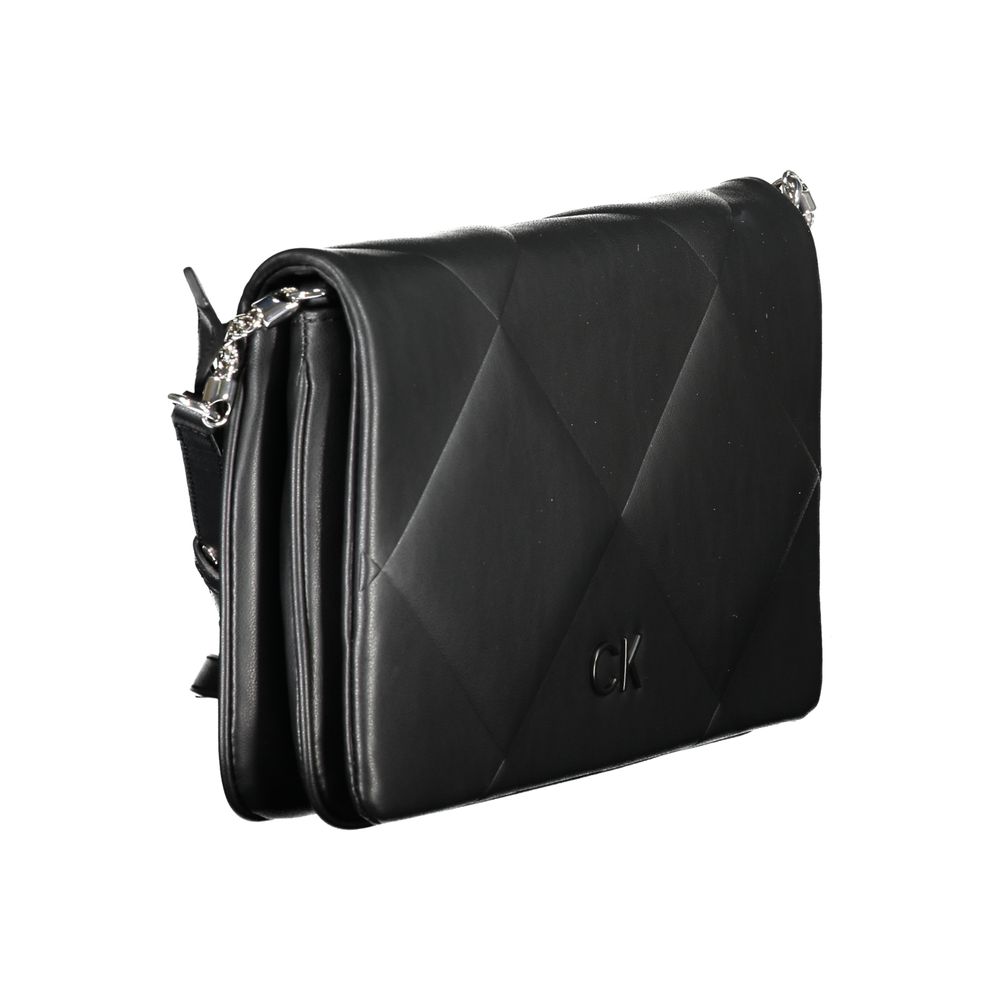 Calvin Klein Black Polyurethane Women Handbag
