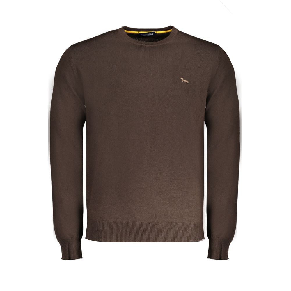 Harmont & Blaine Marrone Wool Men Sweater Harmont & Blaine