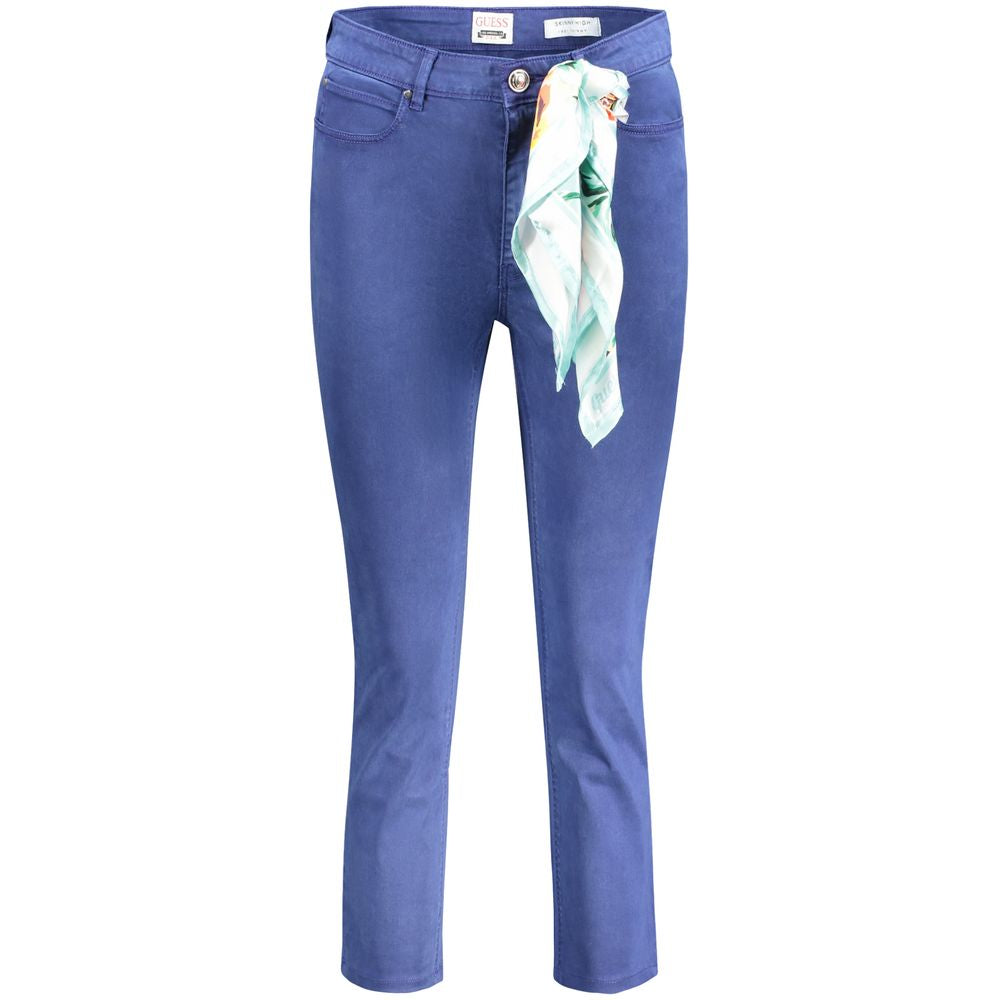 Guess Jeans Blue Cotton Women's Skinny Jean Guess Jeans