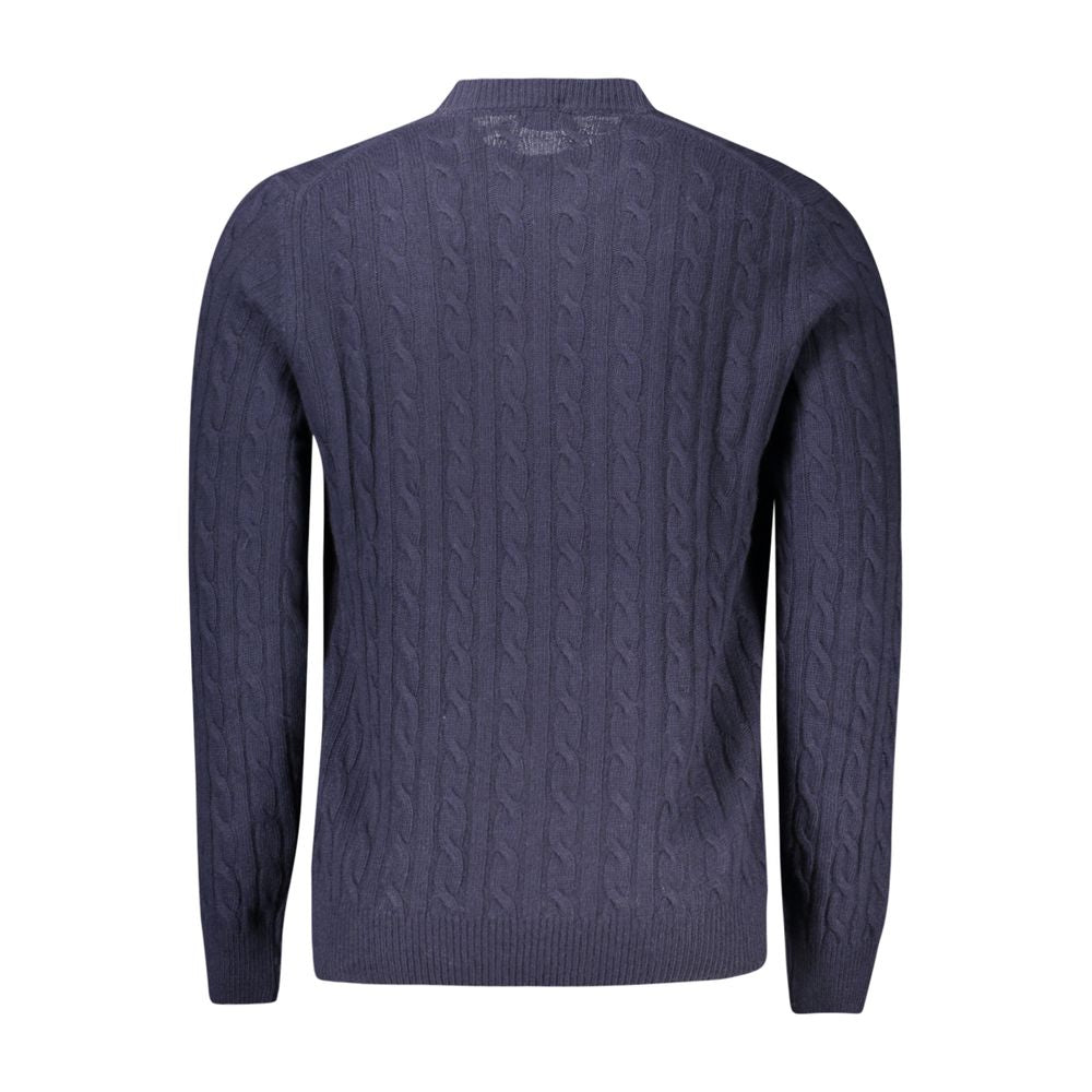 North Sails Black Wool Men Sweater North Sails