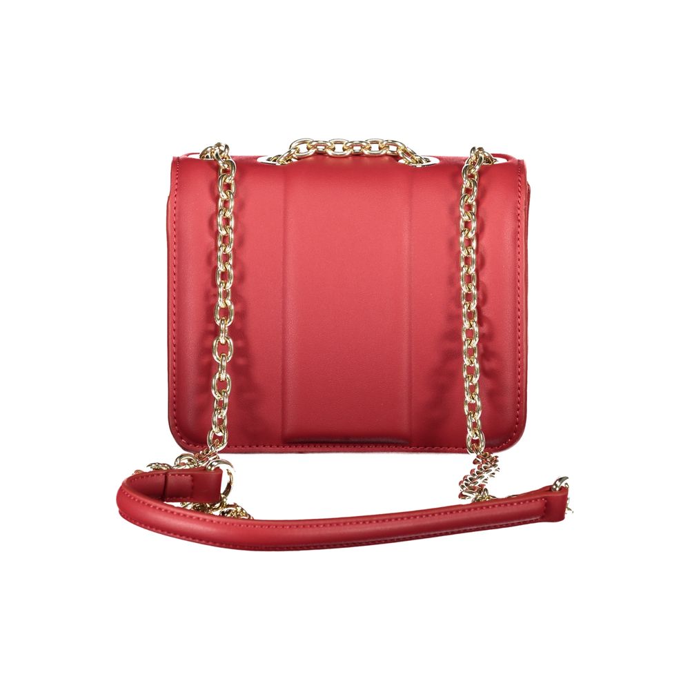 Mario Valentino Red Polyurethane Women's Bag