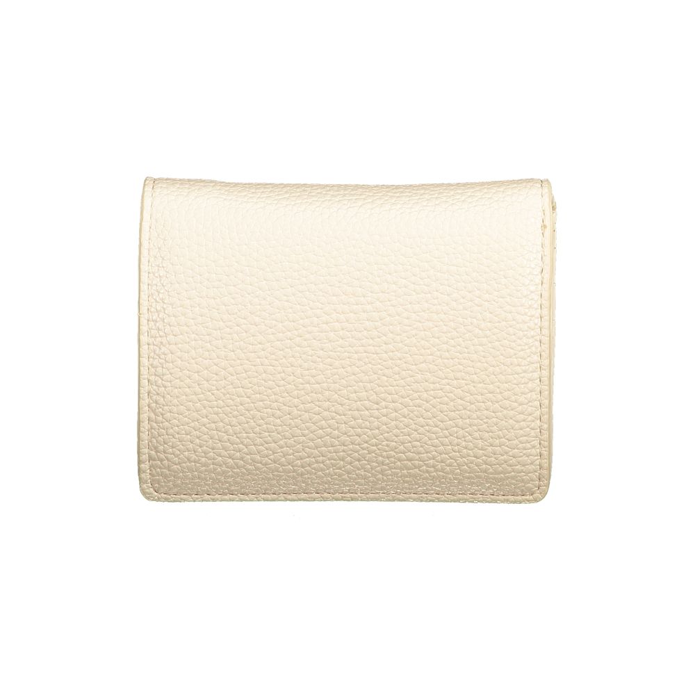 Mario Valentino Beige Polyurethane Women's Wallet
