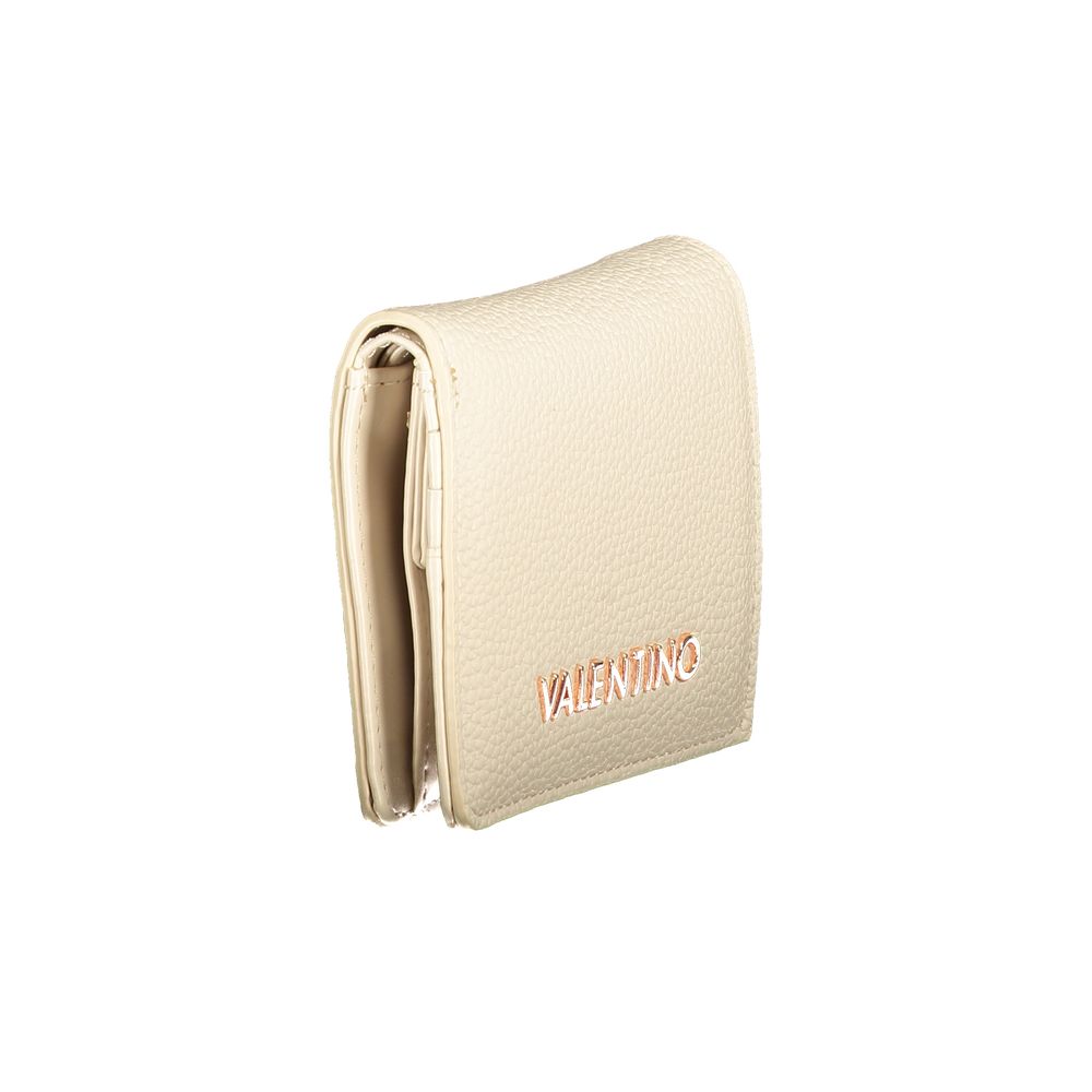 Mario Valentino Beige Polyurethane Women's Wallet