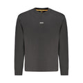 Hugo Boss Black Cotton Men Sweatshirt