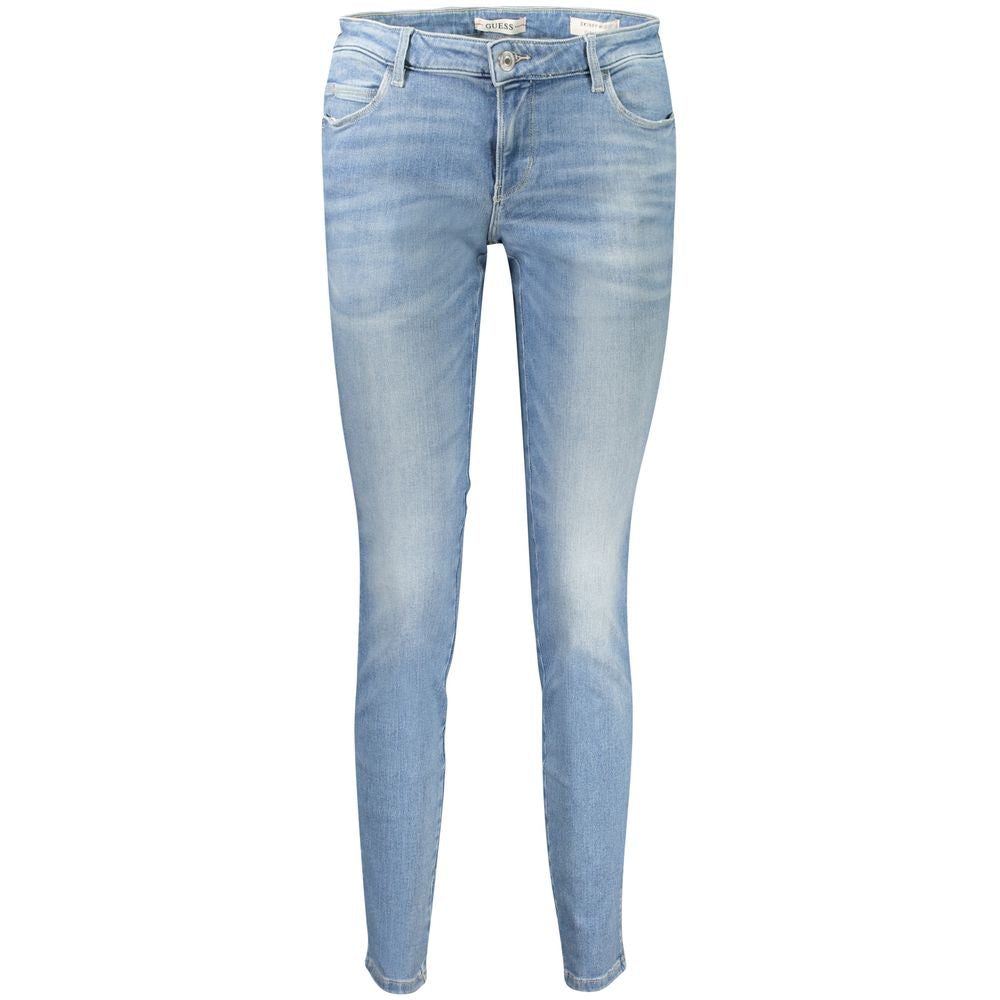 Guess Jeans Blue Cotton Women's Skinny Jean Guess Jeans
