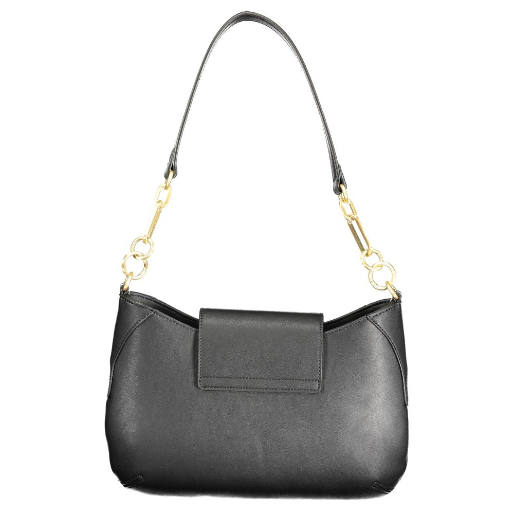 Mario Valentino Black Polyurethane Women's Bag Mario Valentino