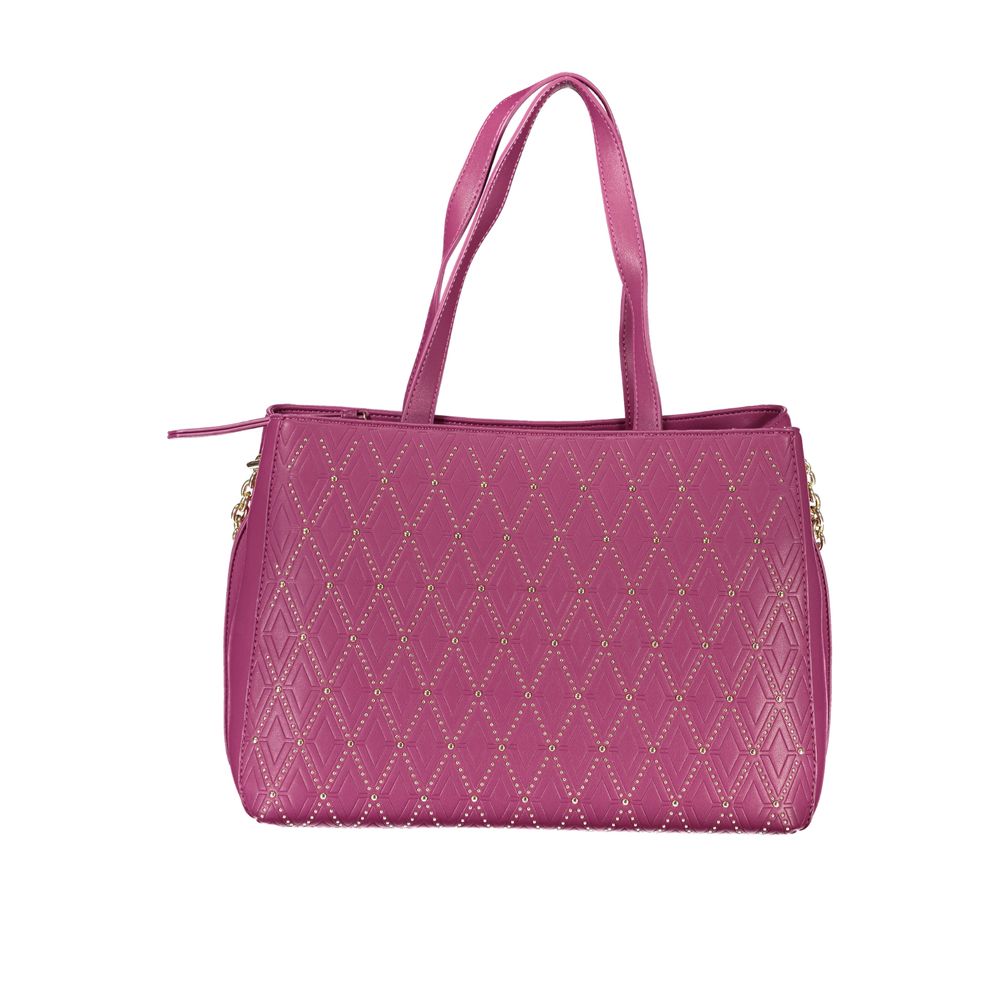 Mario Valentino Purple Polyurethane Women's Bag