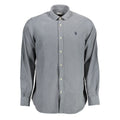 U.S. POLO ASSN. Blue Cotton Men's Shirt