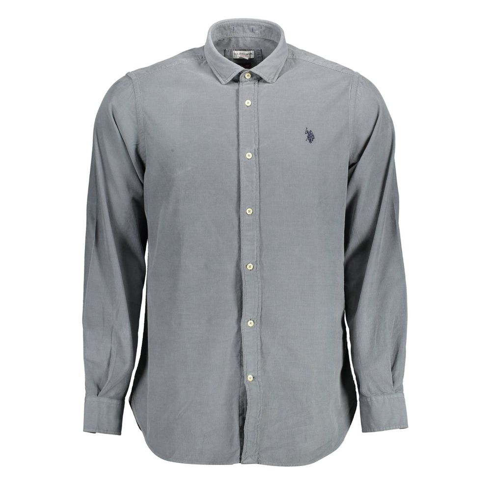 U.S. POLO ASSN. Blue Cotton Men's Shirt