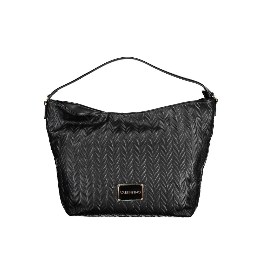 Mario Valentino Black Polyurethane Women's Bag