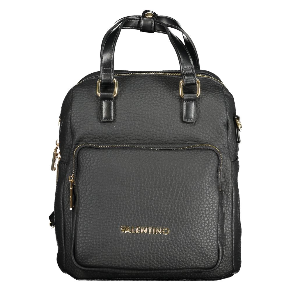 Mario Valentino Black Polyurethane Women's Backpack Mario Valentino