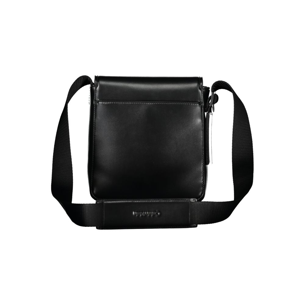 Calvin Klein Black Polyester Men Shoulder Bag Calvin Klein