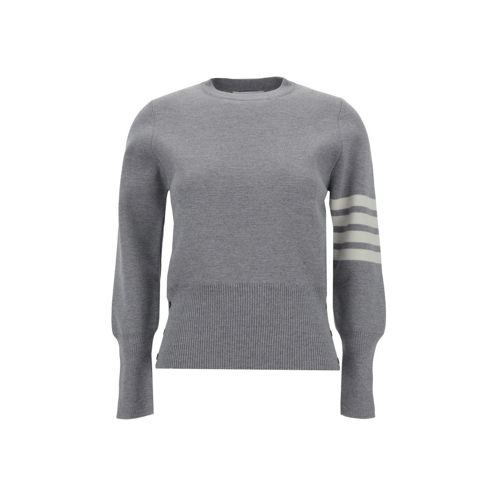 Thom Browne Gray Wool Oves Aries Sweatshirt