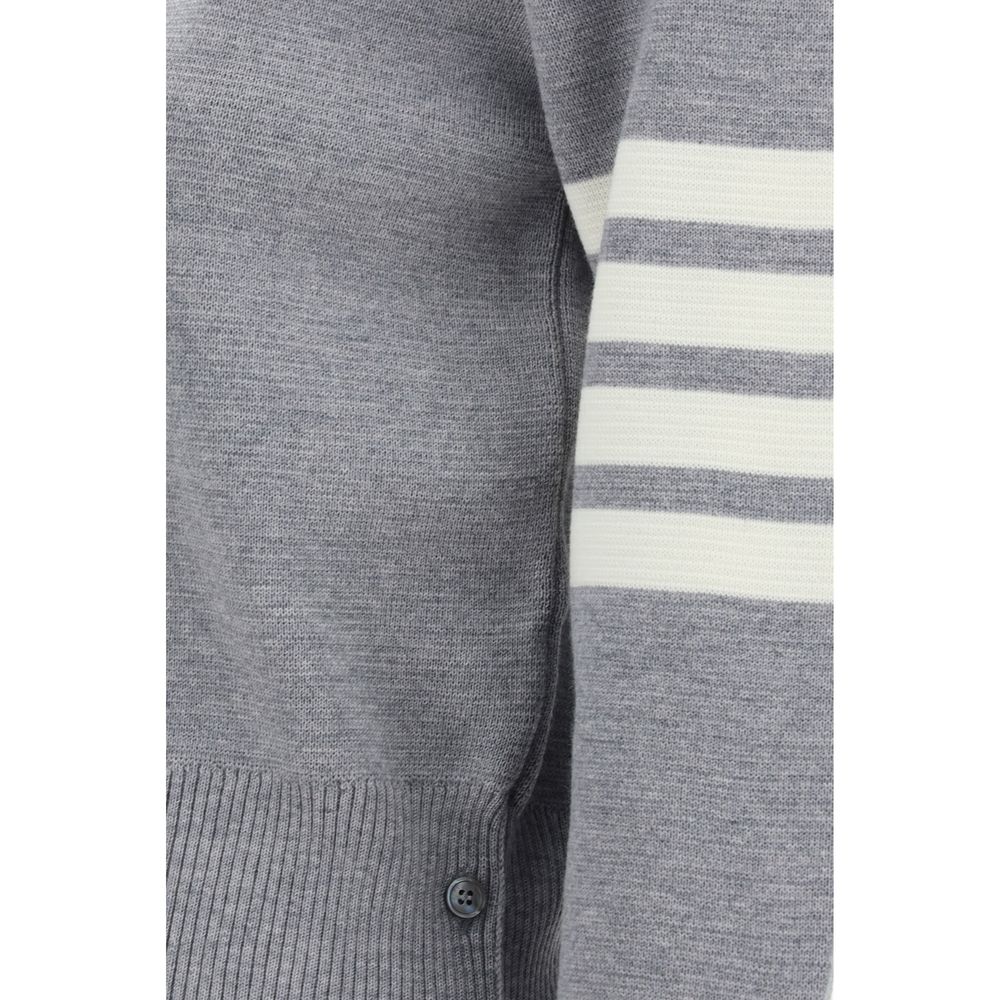 Thom Browne Gray Wool Oves Aries Sweatshirt