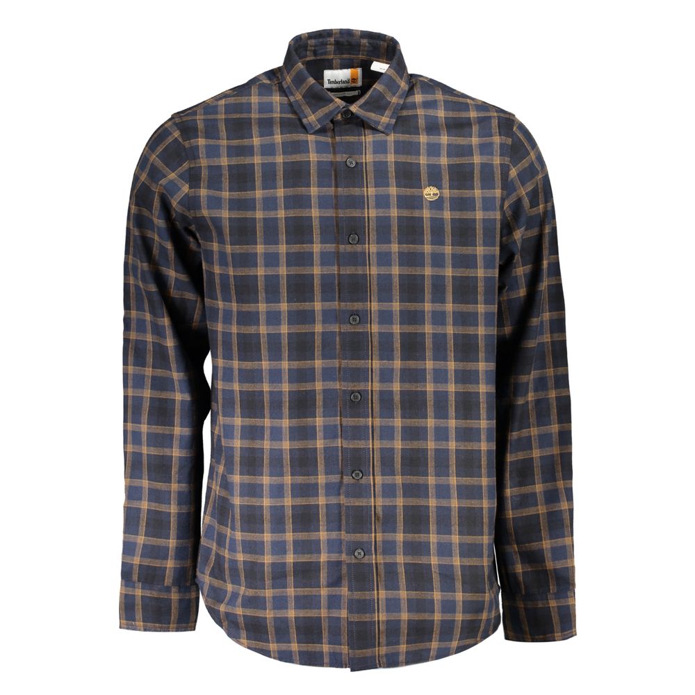 Timberland Blue Cotton Men's Shirt Timberland