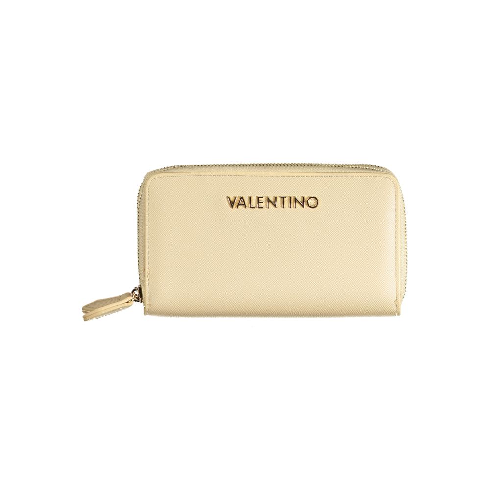 Mario Valentino Beige Polyurethane Women's Wallet