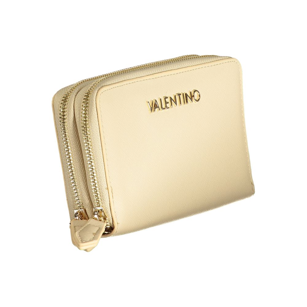 Mario Valentino Beige Polyurethane Women's Wallet