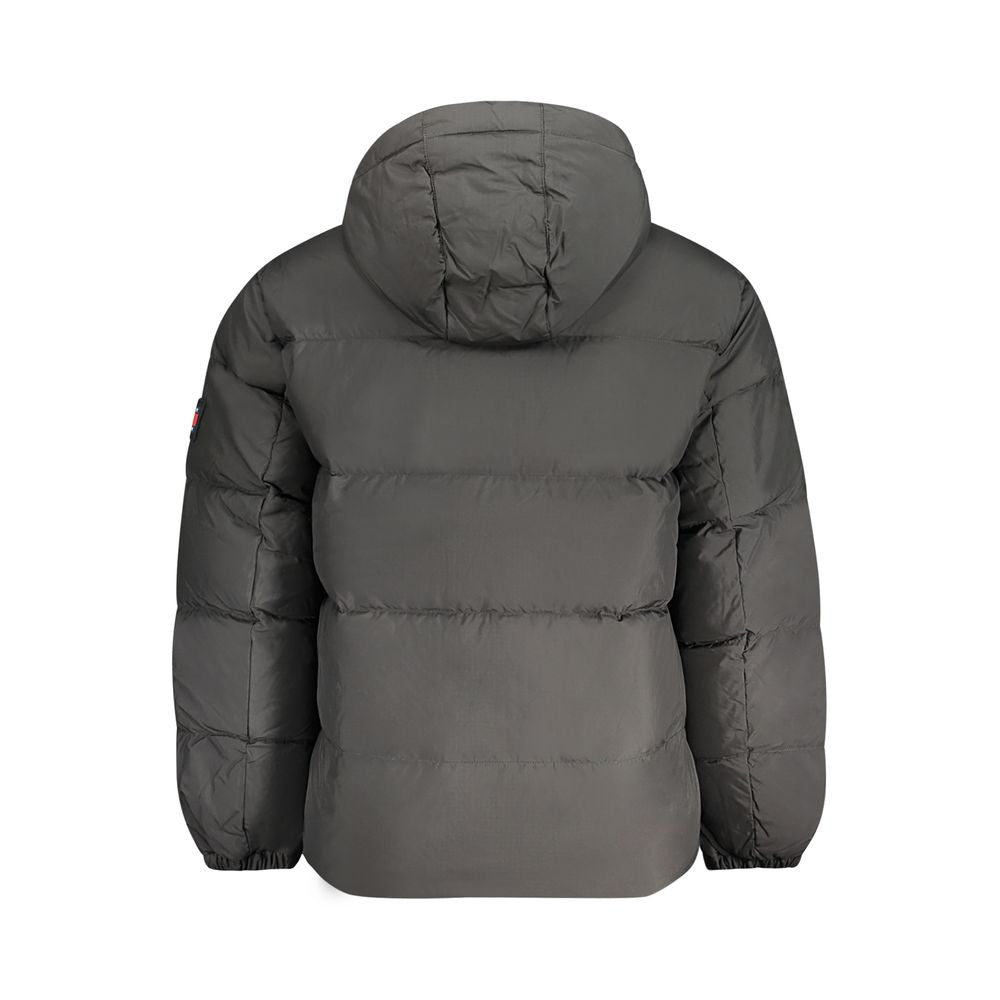 Tommy Hilfiger Black Polyester Men's Jacket Tommy Hilfiger