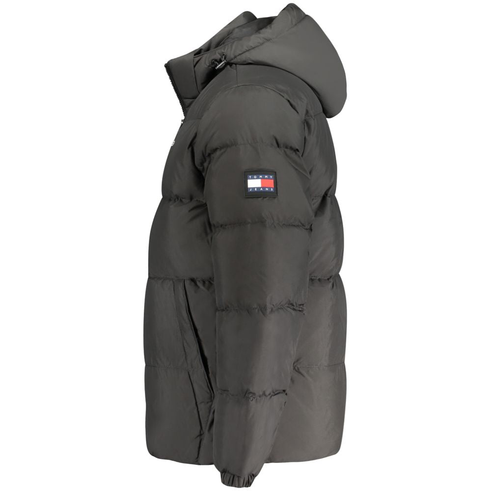 Tommy Hilfiger Black Polyester Men's Jacket Tommy Hilfiger