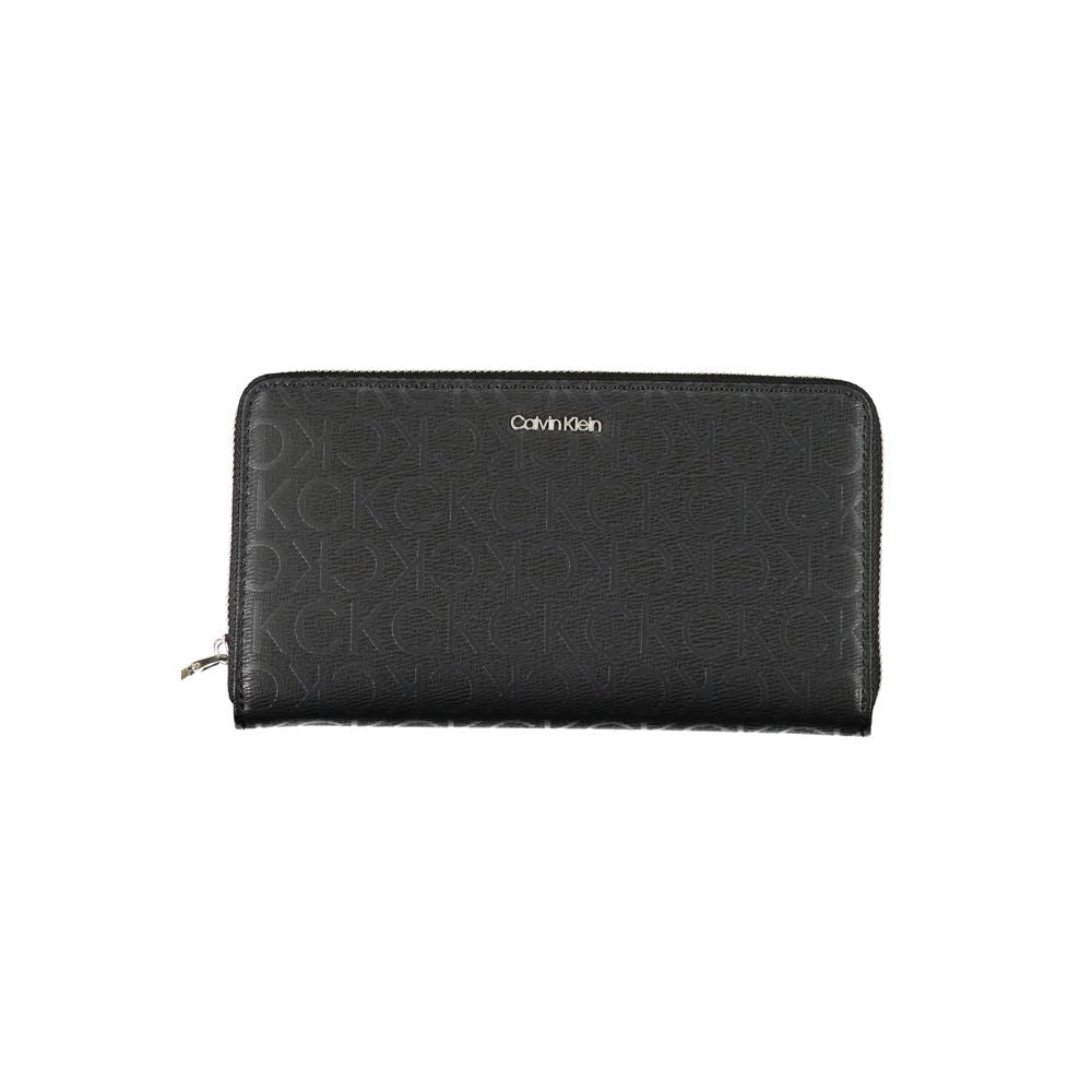 Calvin Klein Nero Polyester Women Wallet Calvin Klein