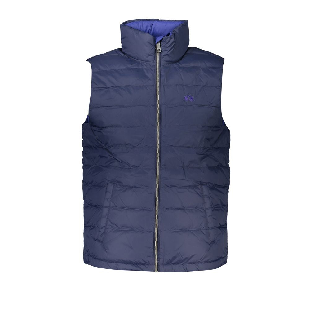 La Martina Blu Poliammide Men Vest La Martina