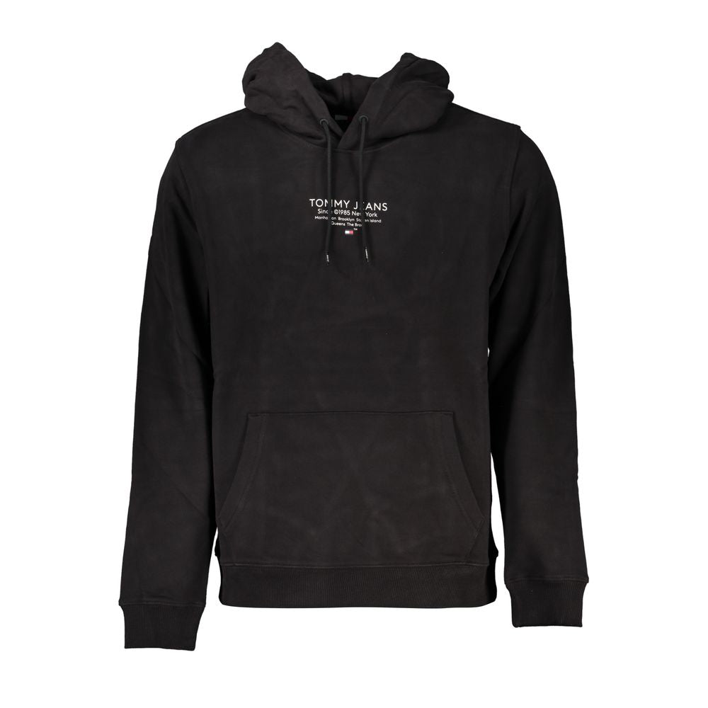 Tommy Hilfiger Black Cotton Men's Sweatshirt Tommy Hilfiger