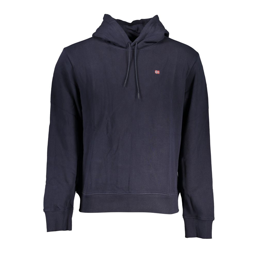 Napapijri Blue Cotton Men Sweatshirt