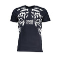 Cavalli Class Blu Cotton Men T-Shirt Cavalli Class