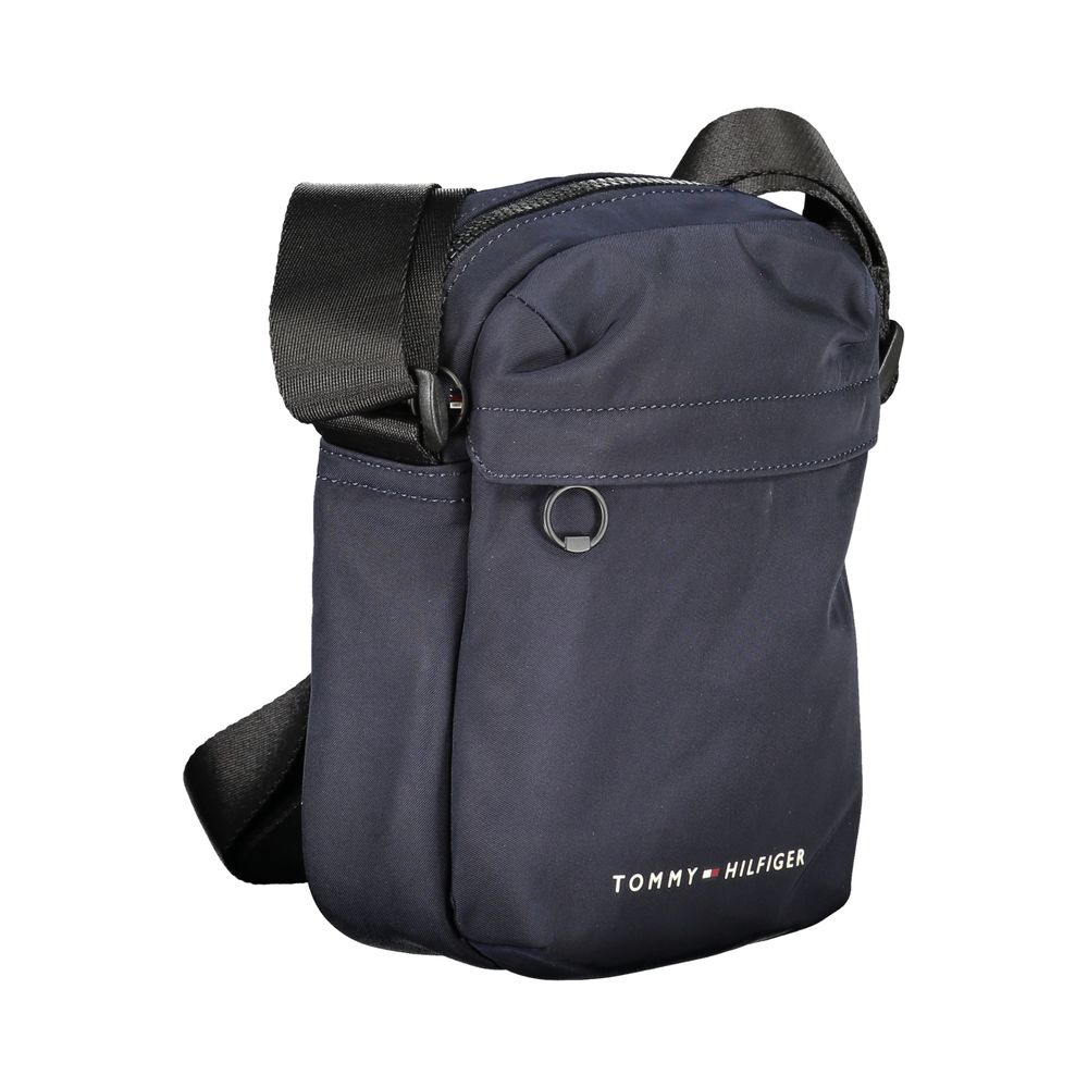 Tommy Hilfiger Blue Recycled Polyester Men Shoulder Bag Tommy Hilfiger