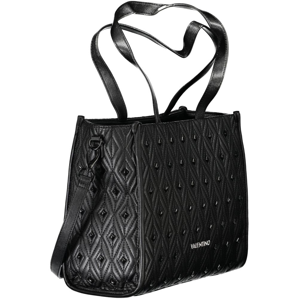 Mario Valentino Black Polyurethane Womens Bag