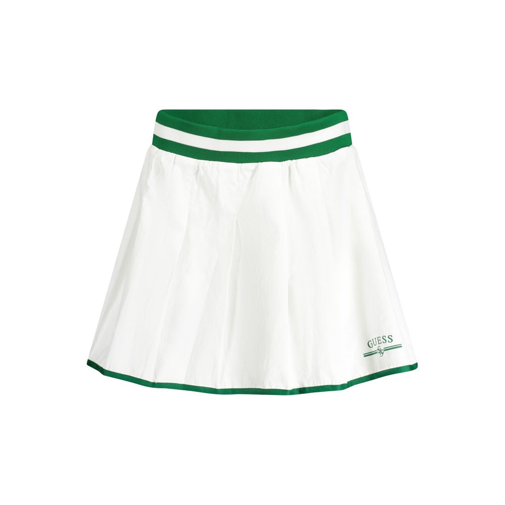 Guess Jeans White Polyester Women Skirt Guess Jeans