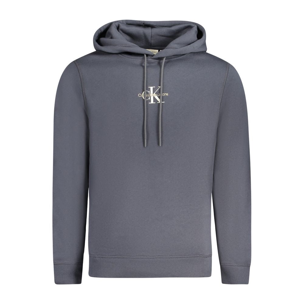 Calvin Klein Blu Cotton Men Sweatshirt Calvin Klein