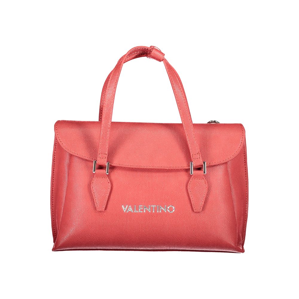 Mario Valentino Rosso Poliuretano Donna Bag With Handles and Shoulder Strap