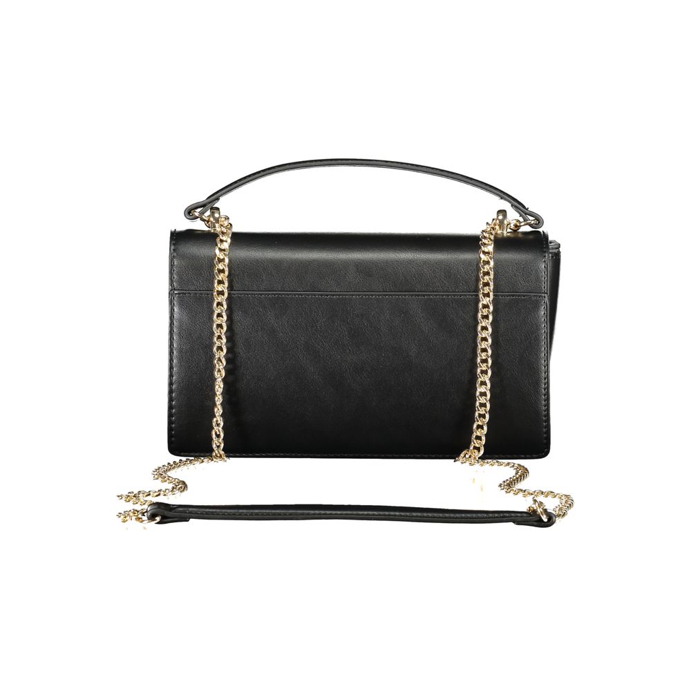 Mario Valentino Black Polyurethane Women's Bag