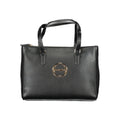 Mario Valentino Black Polyurethane Women's Bag