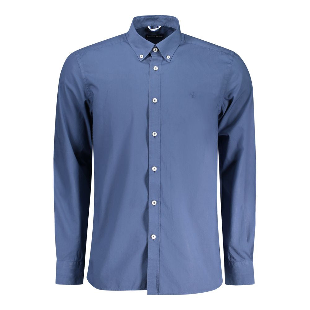 North Sails Blue Cotton Men's Shirt North Sails