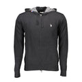 U.S. POLO ASSN. Black Cotton Men's Sweater