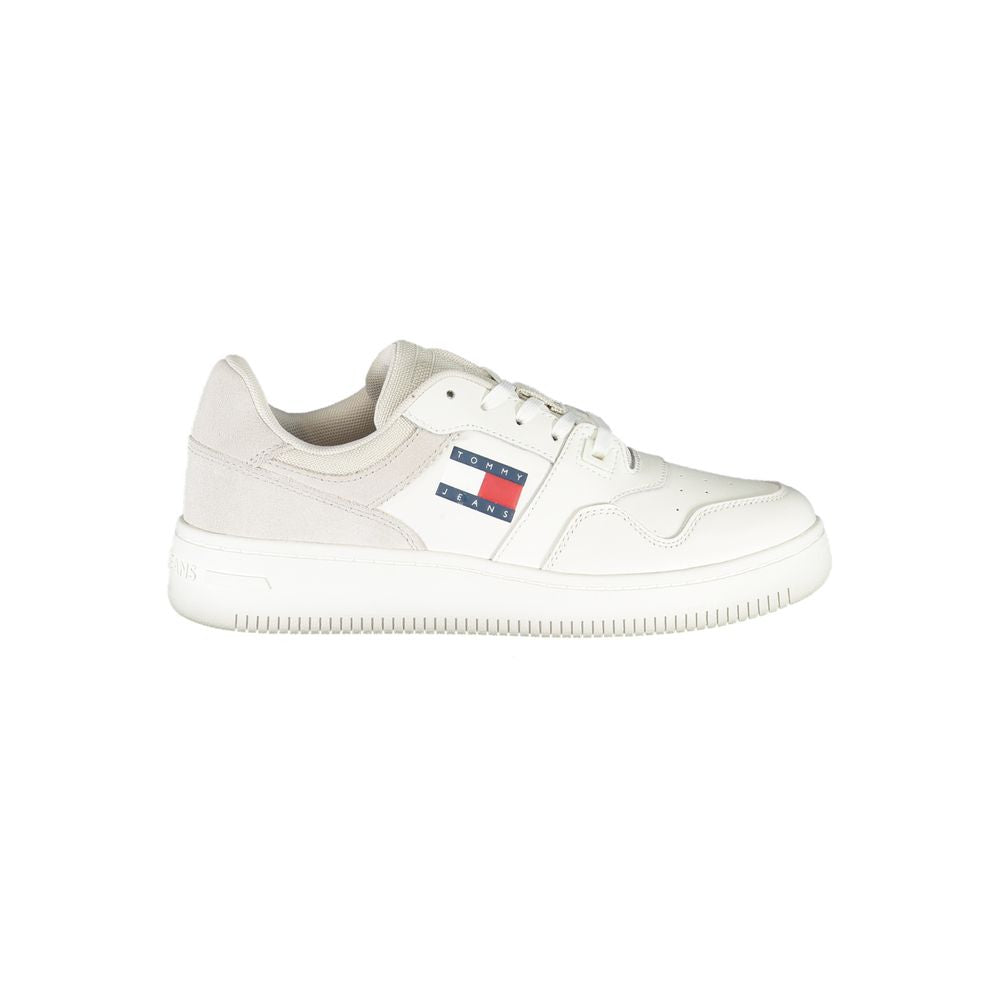 Tommy Hilfiger Bianco Leather Women Sneaker Tommy Hilfiger