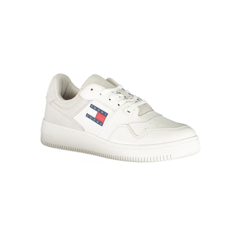 Tommy Hilfiger Bianco Leather Women Sneaker Tommy Hilfiger