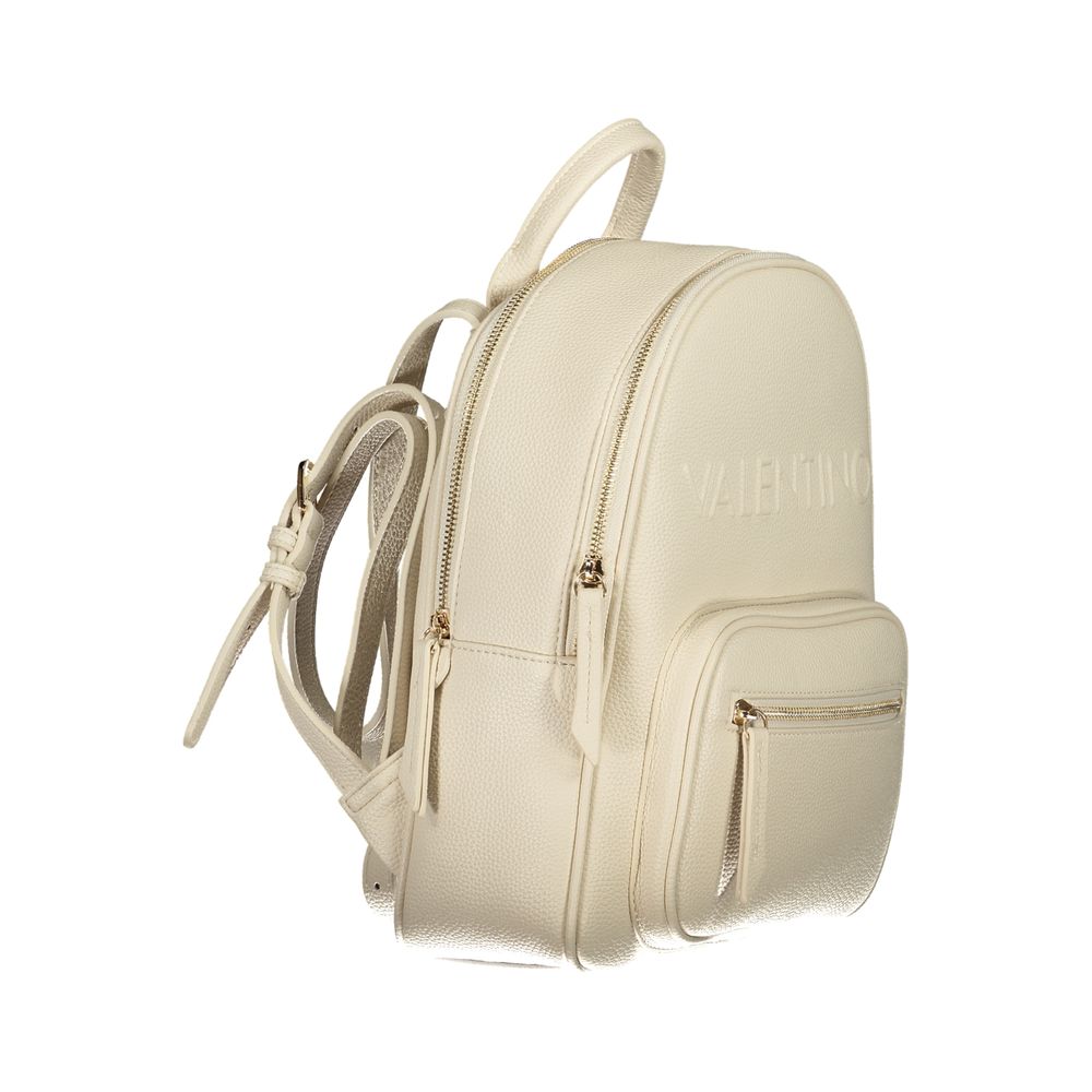 Mario Valentino Beige Poliuretano Women's Backpack