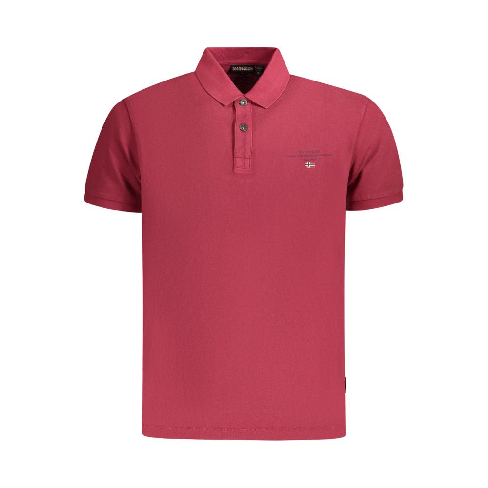 Napapijri Rosso Cotton Mens Polo Napapijri