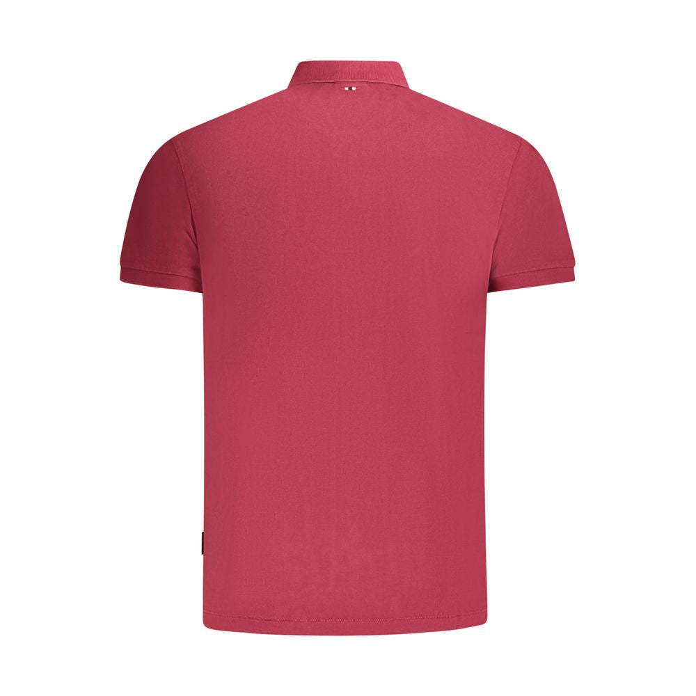Napapijri Rosso Cotton Mens Polo Napapijri