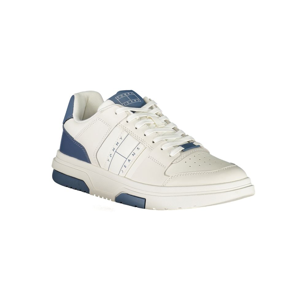 Tommy Hilfiger Bianco Polyurethane Men's Sneaker Tommy Hilfiger