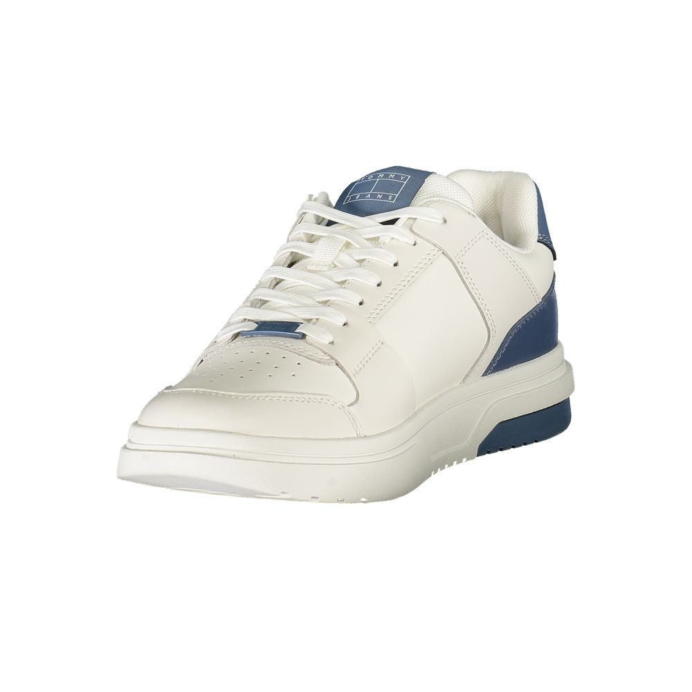 Tommy Hilfiger Bianco Polyurethane Men's Sneaker Tommy Hilfiger