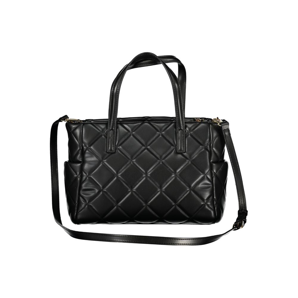 Mario Valentino Black Polyurethane Women's Bag