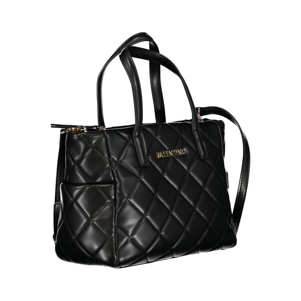 Mario Valentino Black Polyurethane Women's Bag