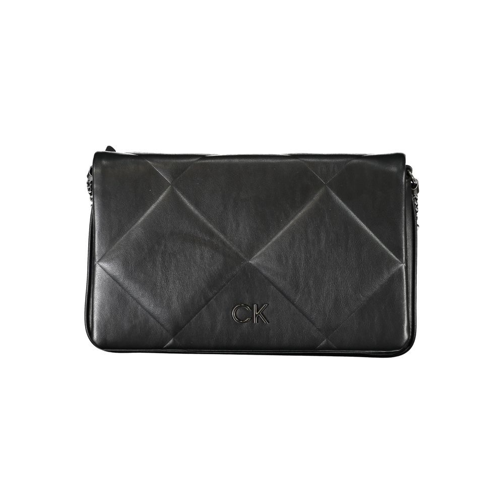 Calvin Klein Black Polyester Women Shoulder Bag Calvin Klein