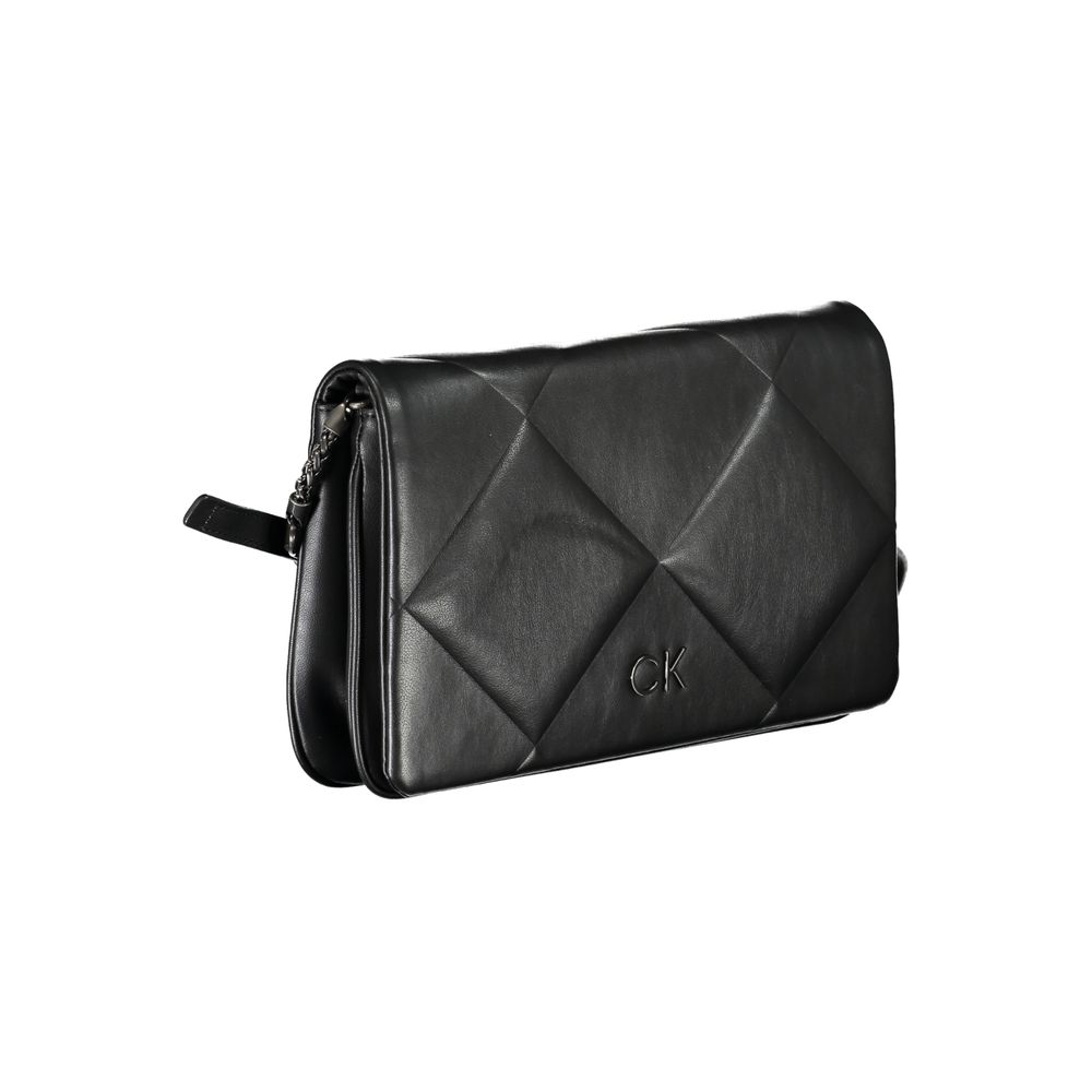 Calvin Klein Black Polyester Women Shoulder Bag Calvin Klein